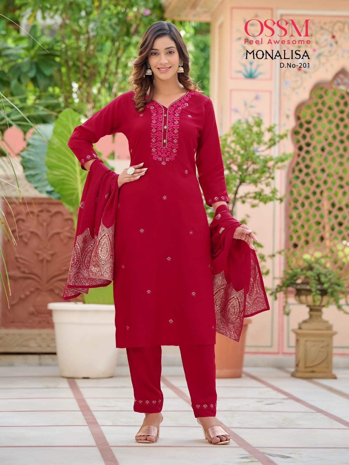 Monalisa By Ossm Readymade Suits Catalog